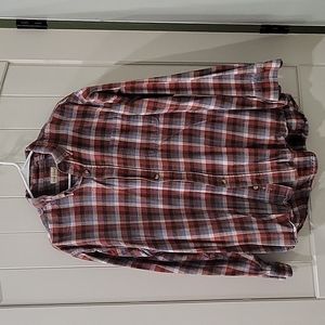 Hobbs Creek Plaid Button Down Flannel Shirt